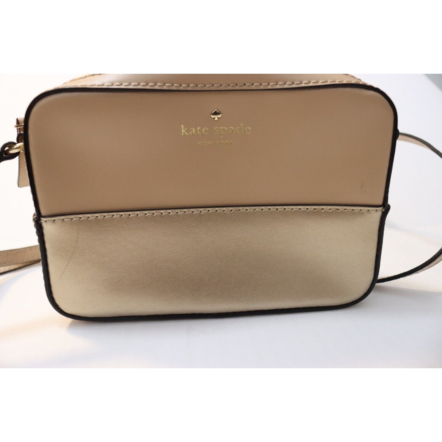 Kate Spade Two Tone Crossbody Hangbag Zip Closure