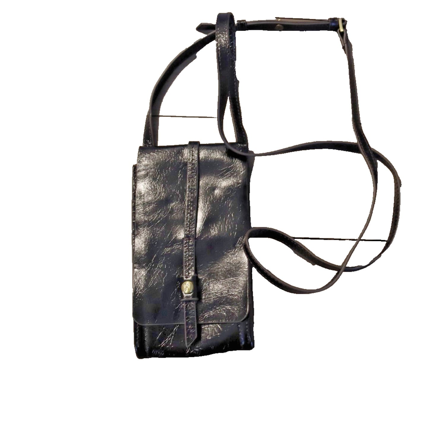Hobo Interntional Phone Wallet Crossbody Black Leather