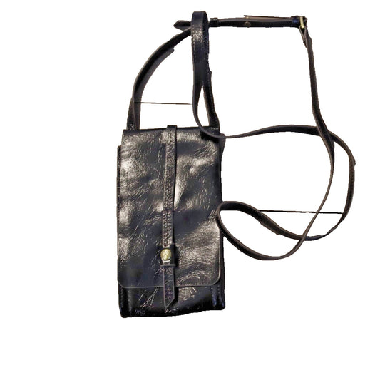 Hobo Interntional Phone Wallet Crossbody Black Leather