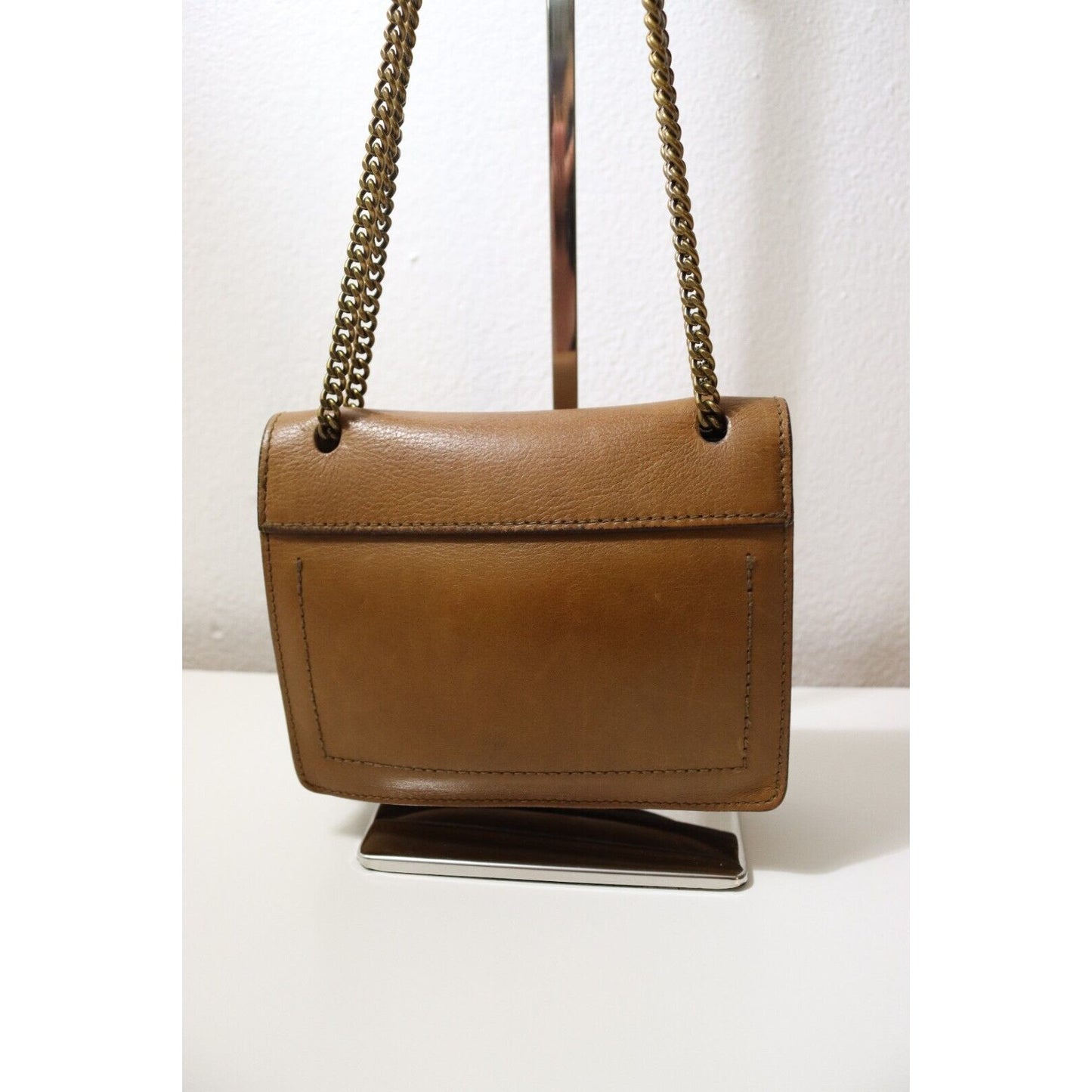 Madewell Leather Unlined Raw Leather Convertable Shoulder/Crossbody