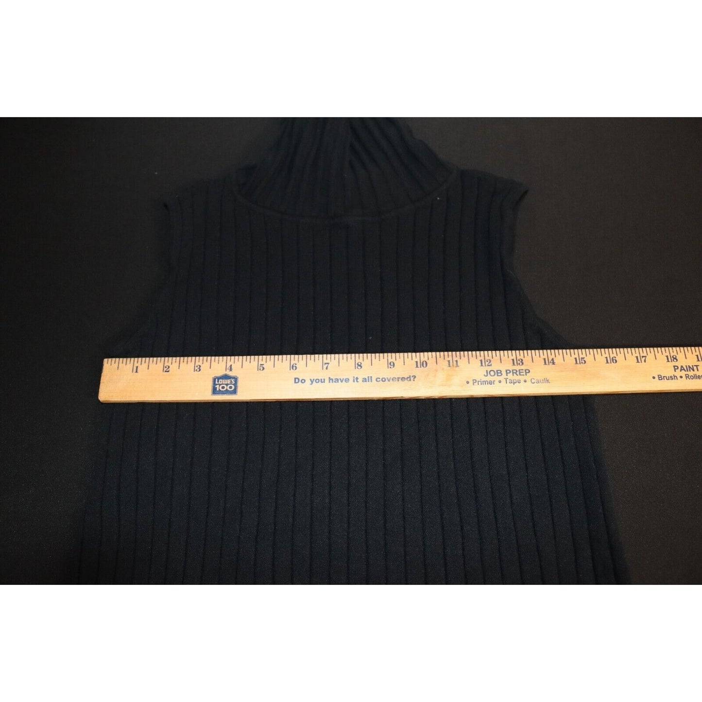 Soft Surrounding Black Small Turtleneck Top Sleeveless