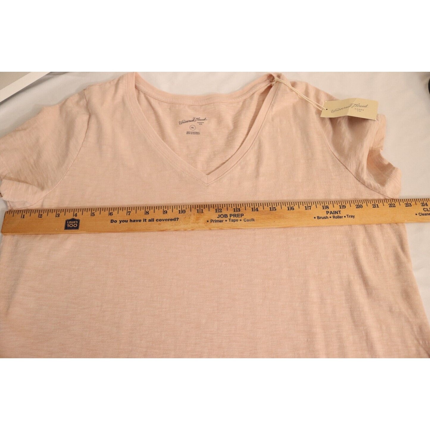 Universal Threads XXL Blush Short Sleeve Maxi V Neck Cotton 58"