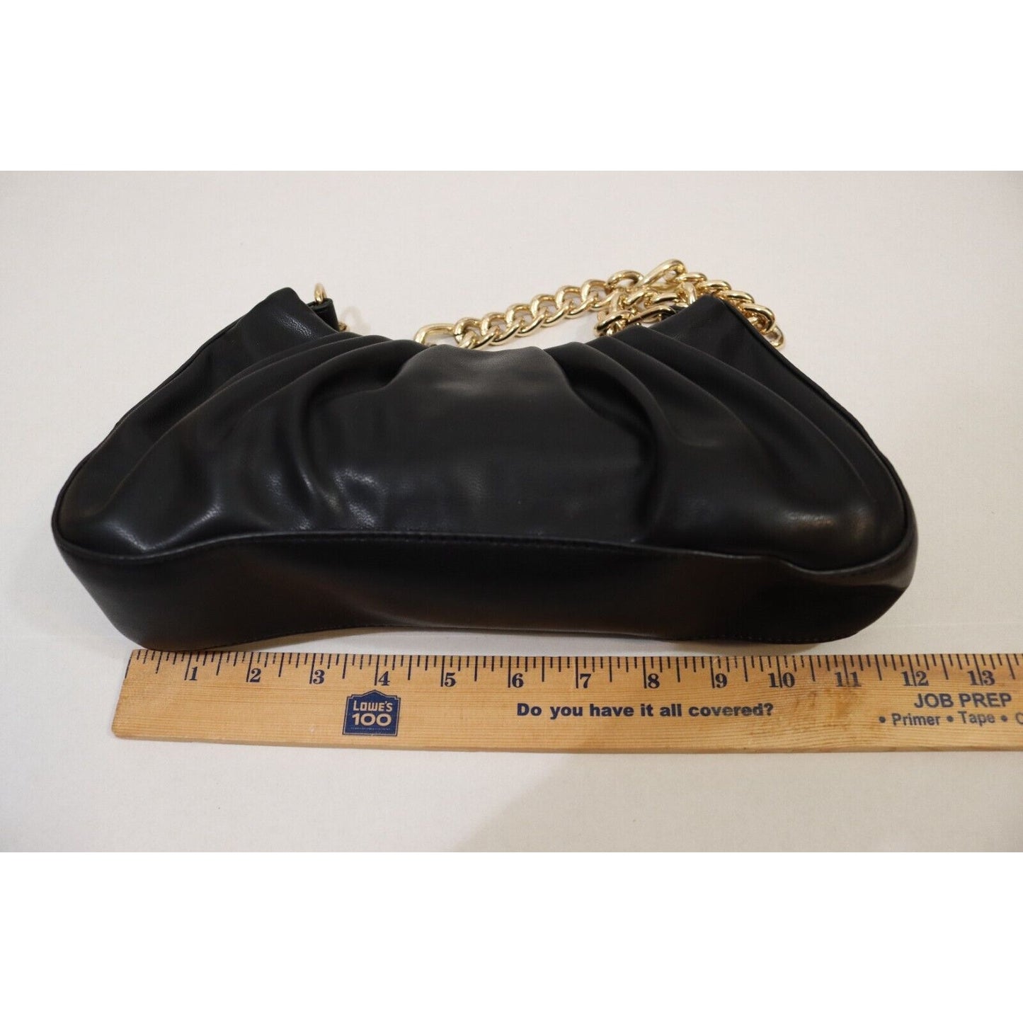 Shein Y2K Inspired Bag Gold Chain Black