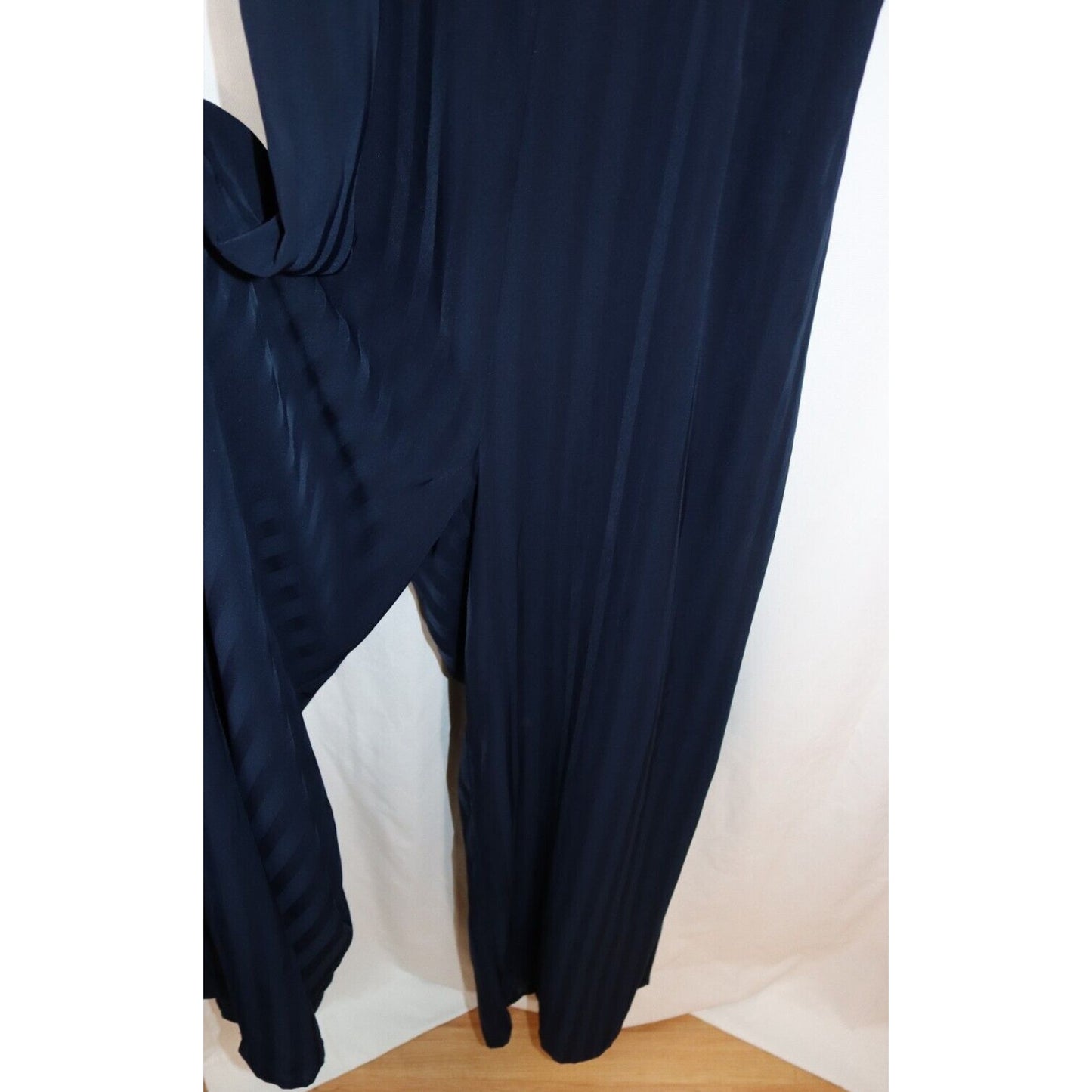 Lulus Wide Leg Jumpsuit Blue Size X Large Sleeveless Polyester/Rayon