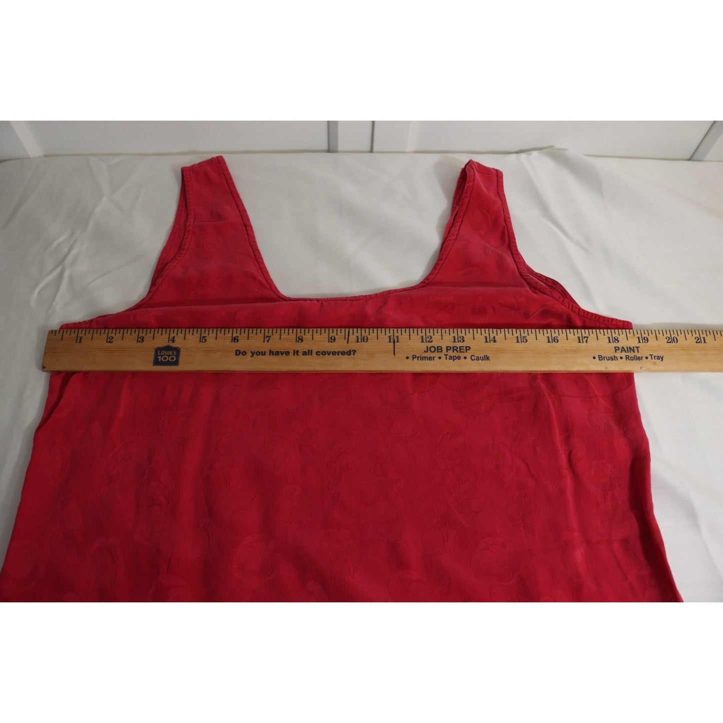 Silx Silk Top Large Short Sleeve Cropped Red