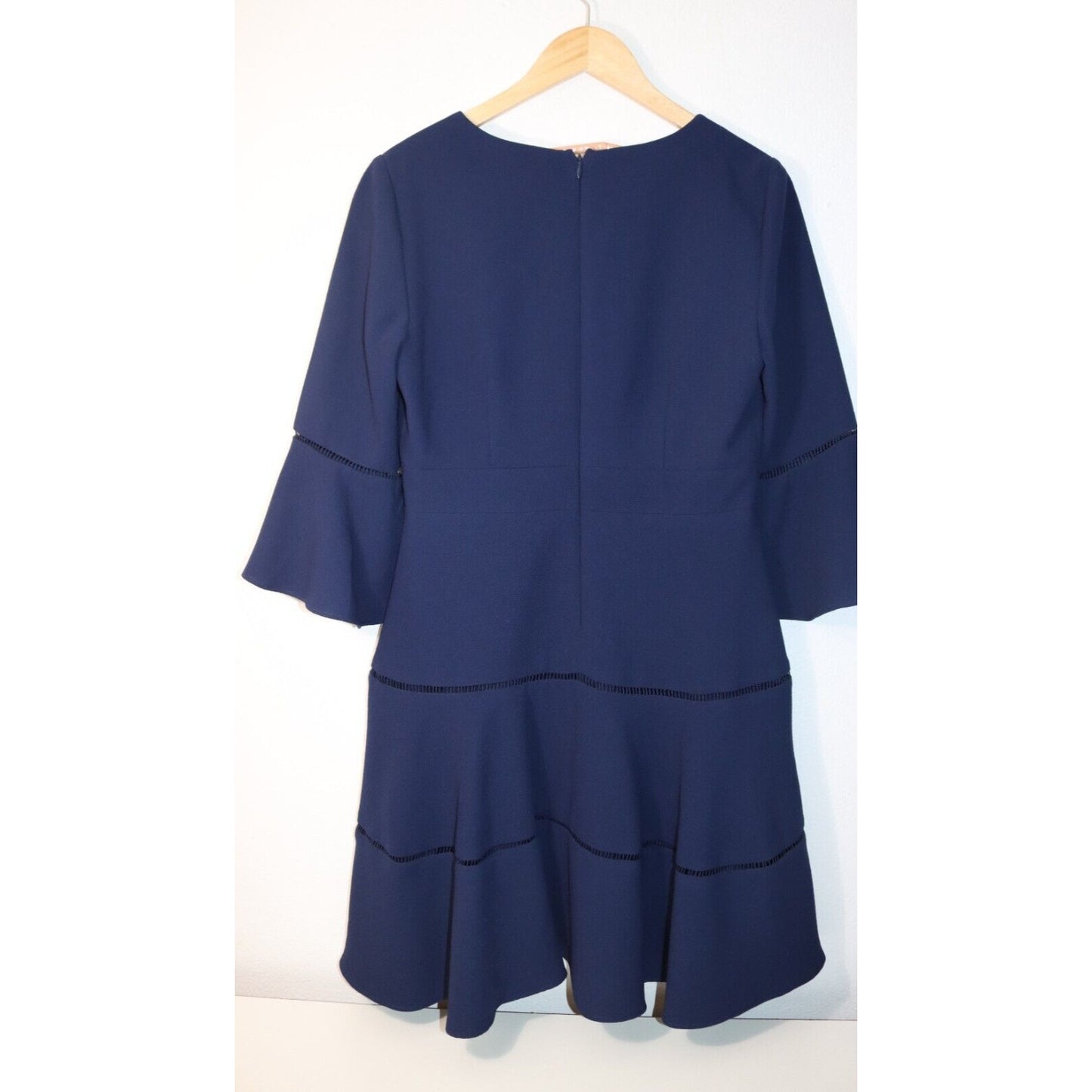 Eliza J Dress Navy Size 8 Polyester Lined