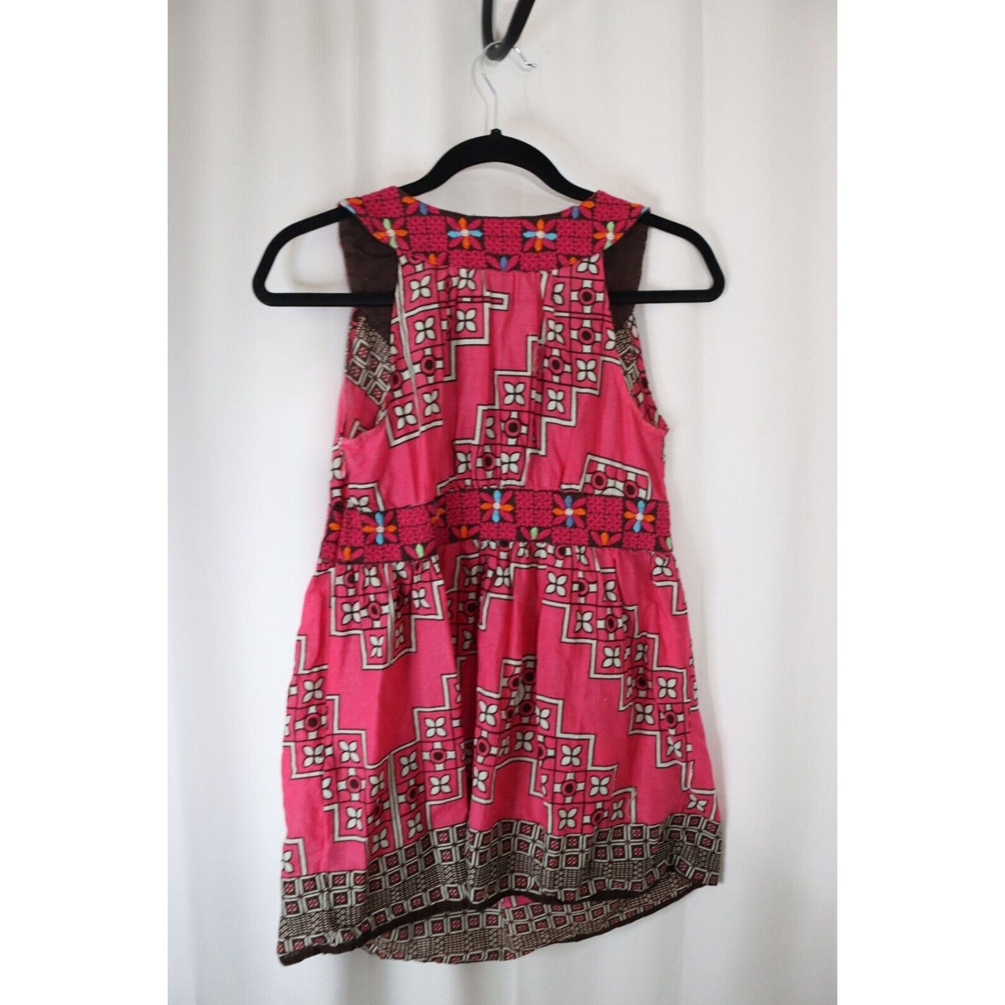 H&M Mama Maternity Pink Small Cotton Embroidery Sleeveless