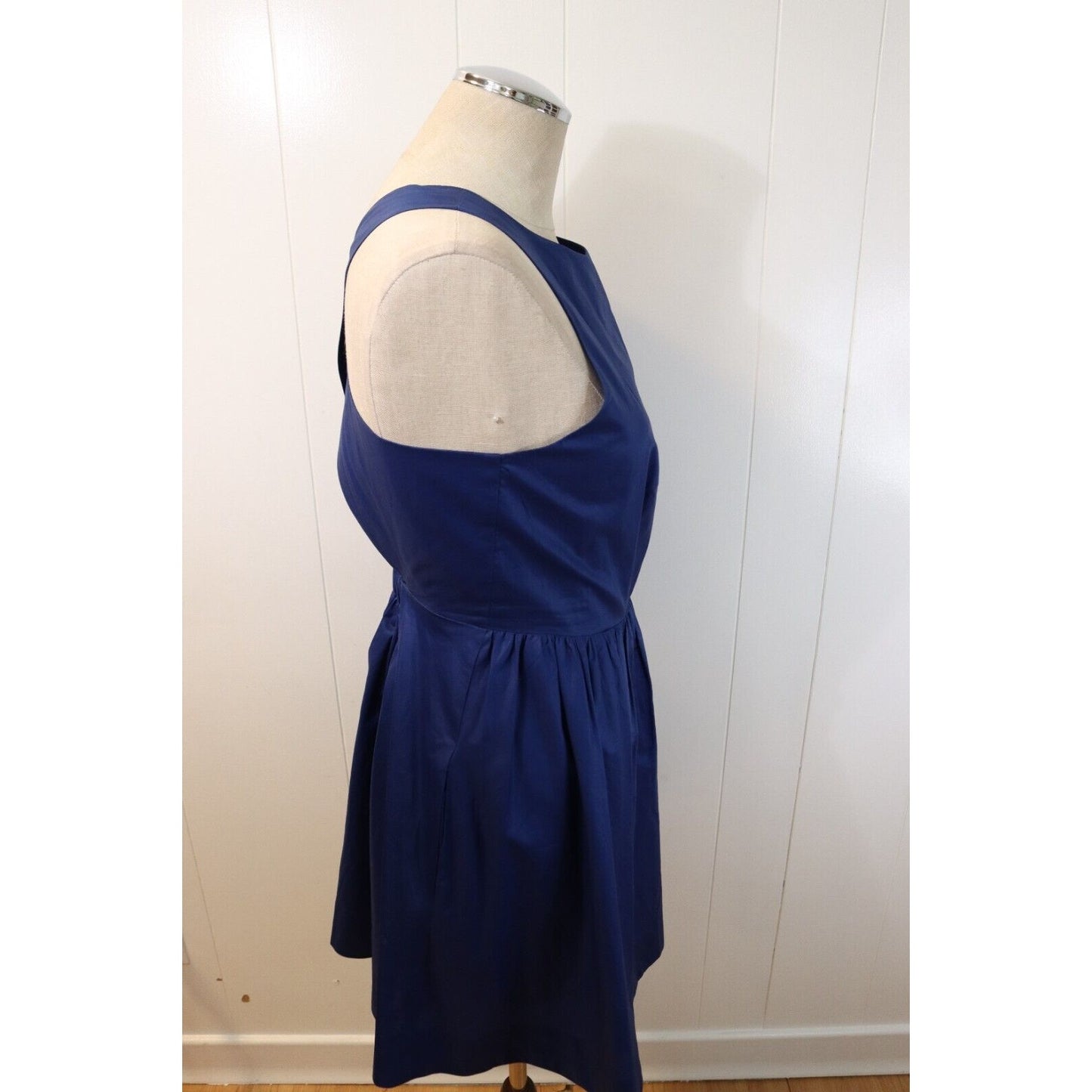 Kate Spade Saturday Blue Mini Dress Cris-Cross Back Size 4