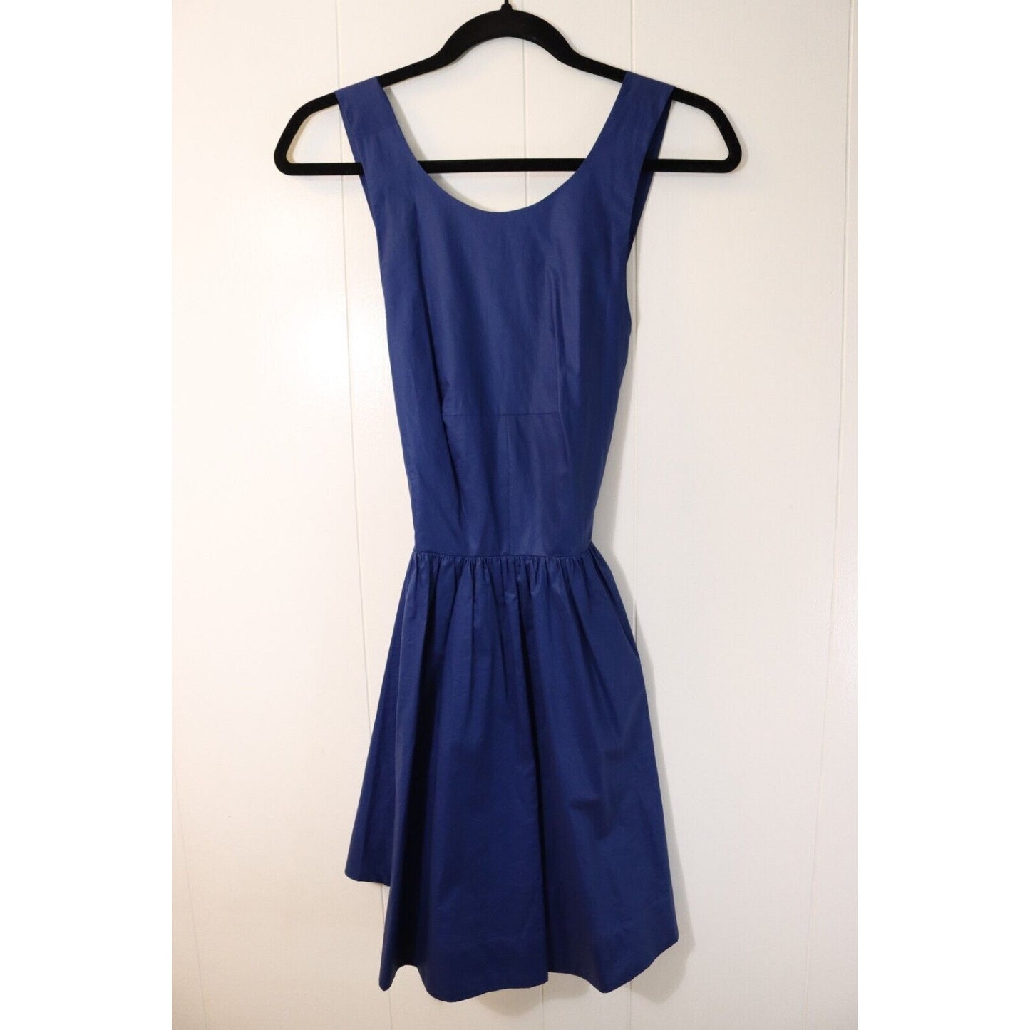 Kate Spade Saturday Blue Mini Dress Cris-Cross Back Size 4