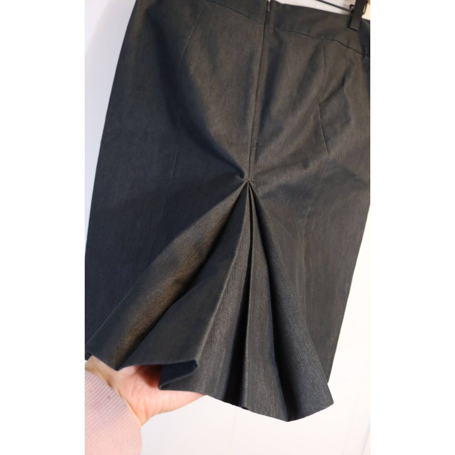 Ann Taylor Loft's Pencil Straight Skirt in Elegant Grey