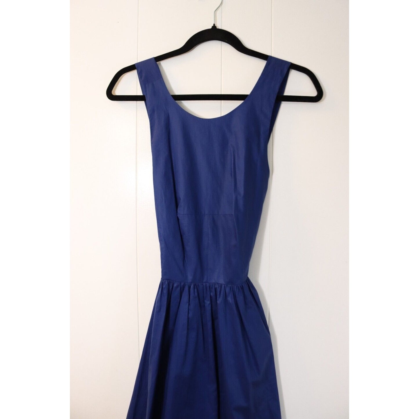 Kate Spade Saturday Blue Mini Dress Cris-Cross Back Size 4