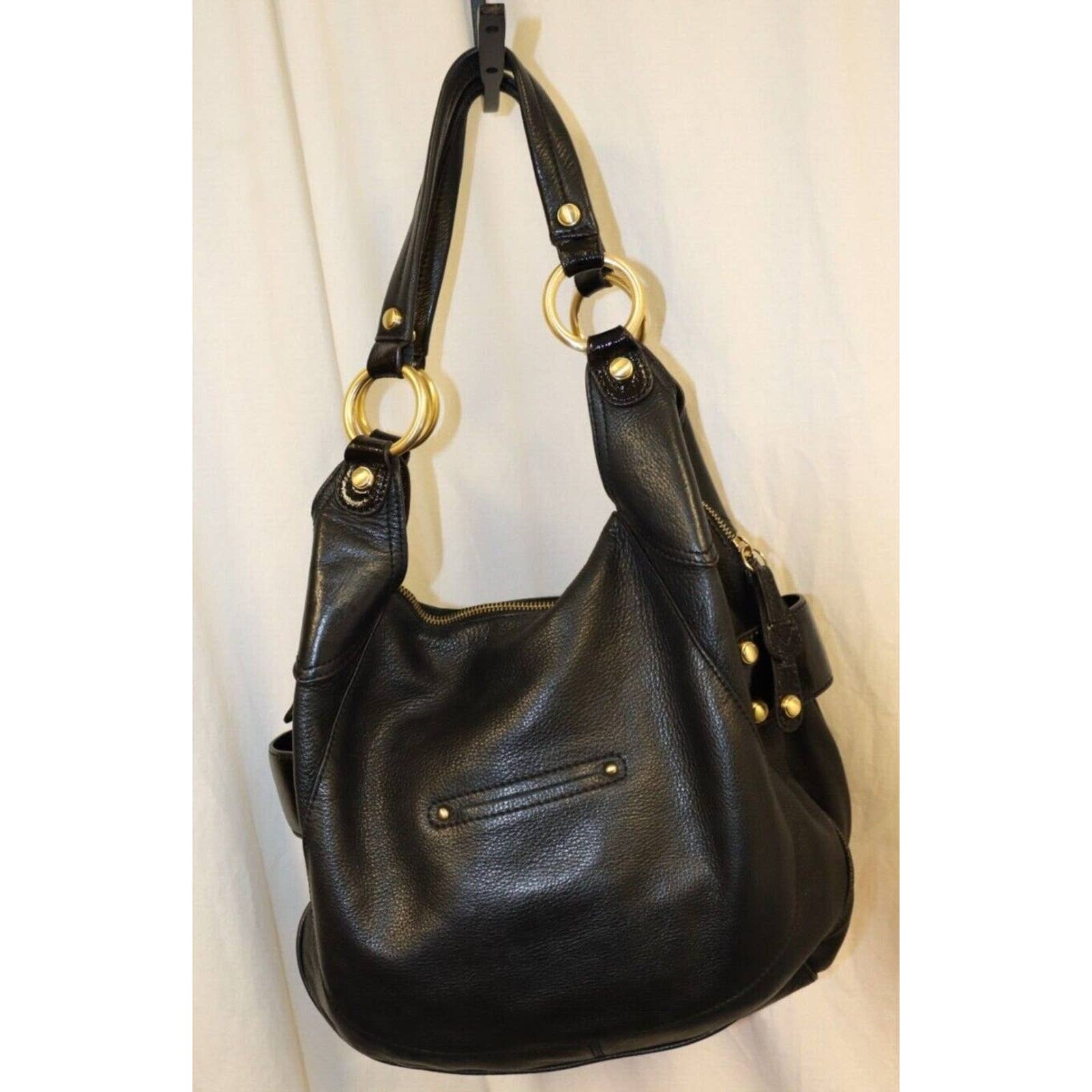 B MAKOWSKY BEIGE Tan Leather Shoulder Satchel Bag Purse £37.80 - PicClick UK