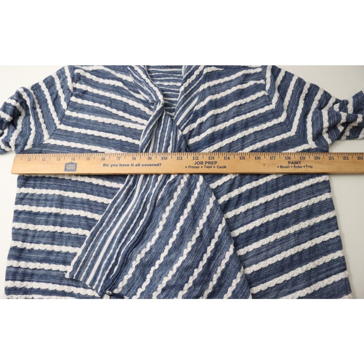 Chico's Stripe Cardigan Long Sleeve Size 2/Large