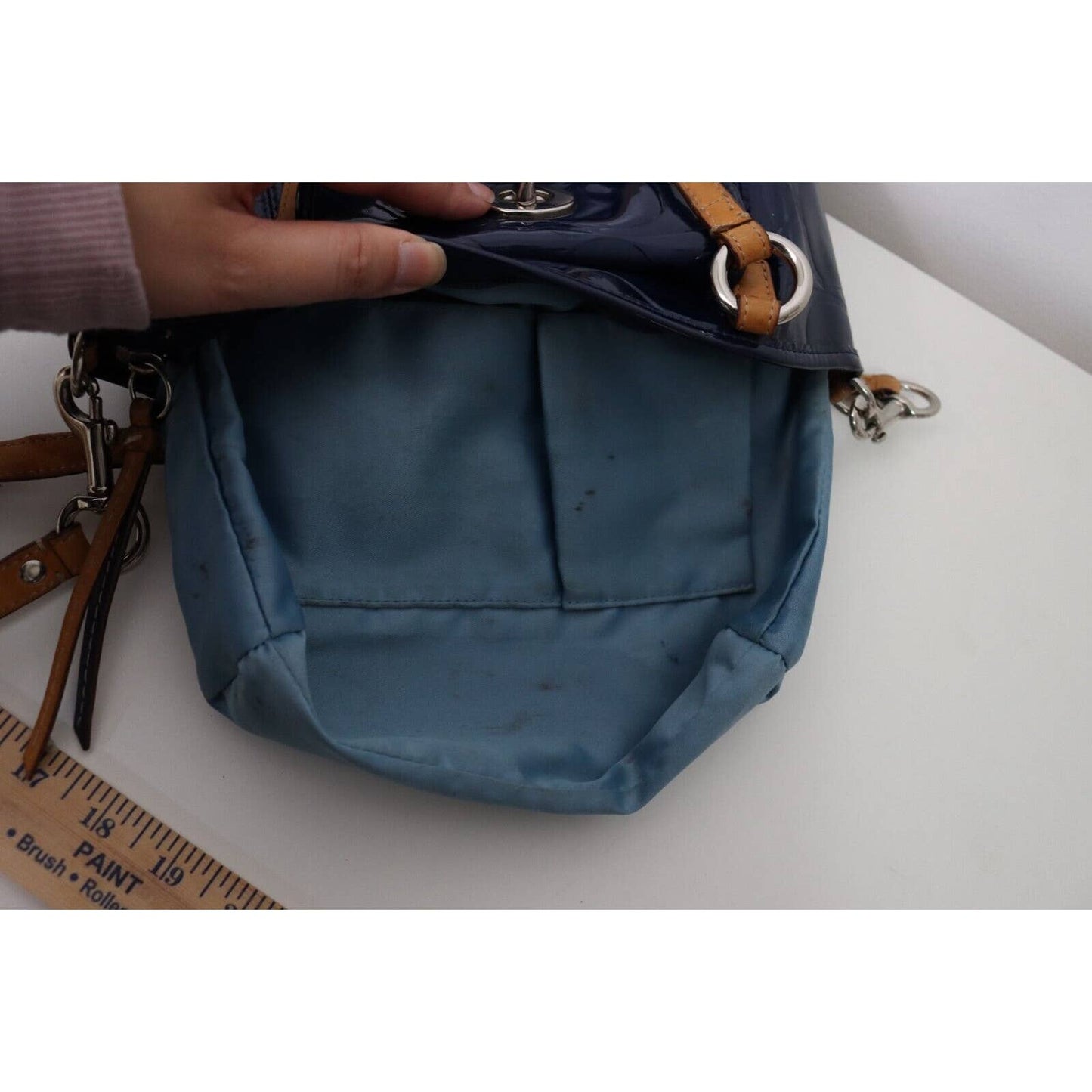 Coach Patent Leather Crossbody Bag Handbag L0883-F14720 Small