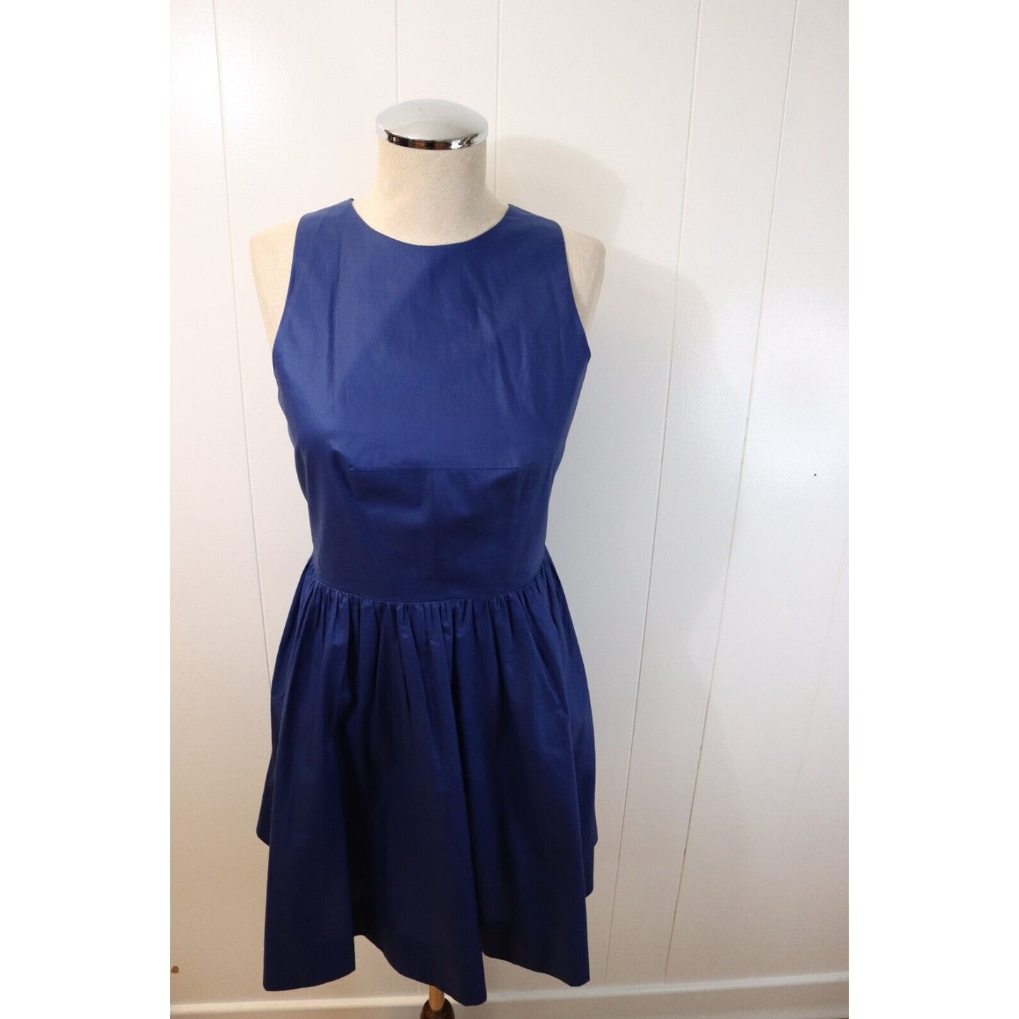 Kate Spade Saturday Blue Mini Dress Cris-Cross Back Size 4