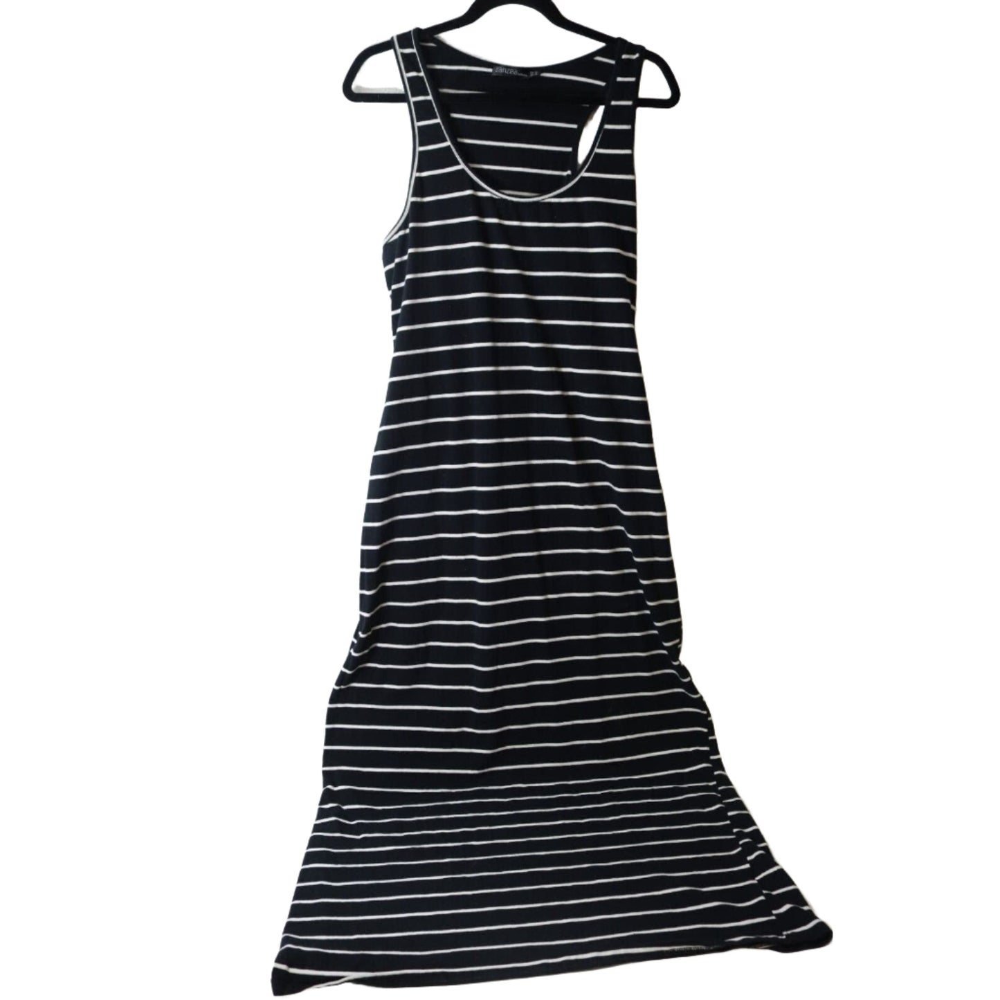 Zanzea Stripe Maxi Dress Size 12 Sleeveless
