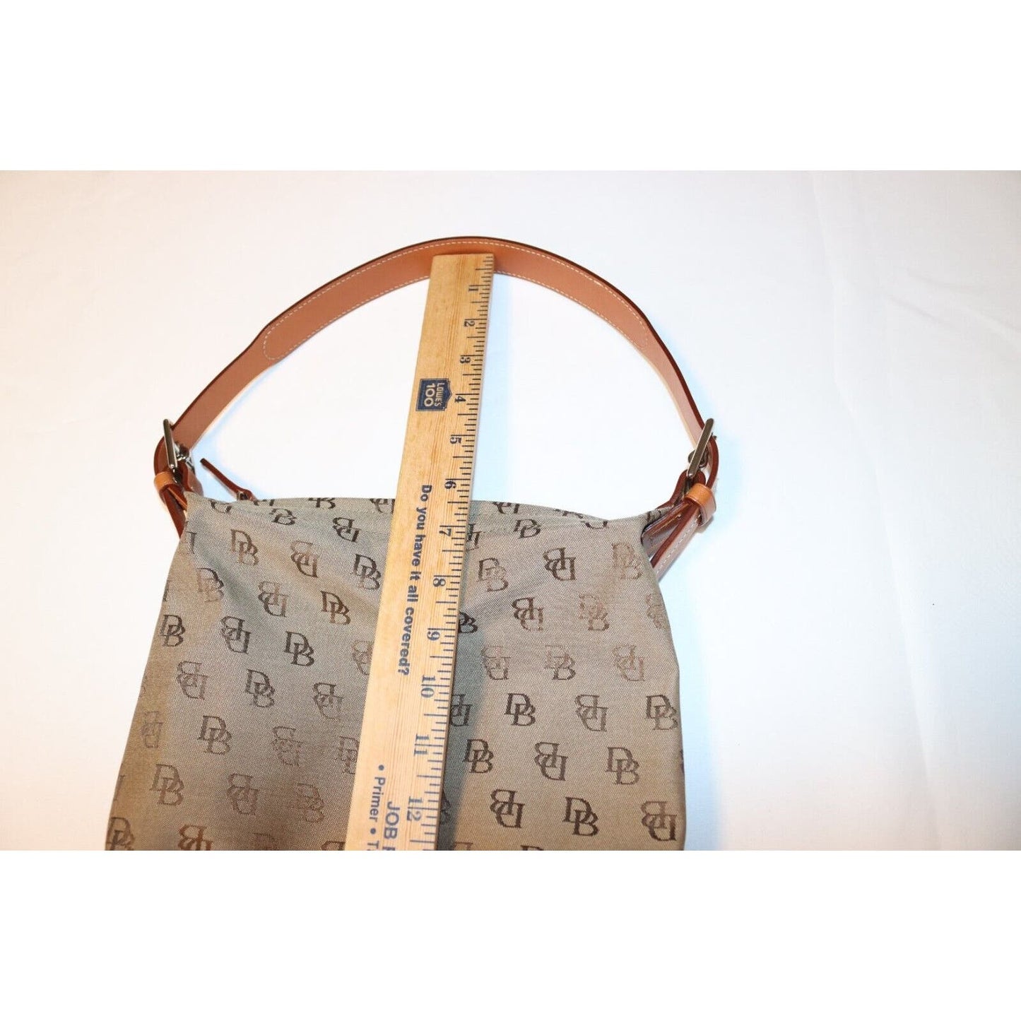 Dooney and Bourke Small Bag Shoulder Canvas and Leather Bag