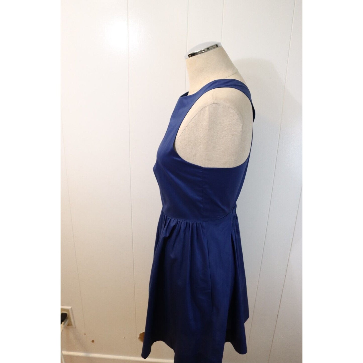 Kate Spade Saturday Blue Mini Dress Cris-Cross Back Size 4